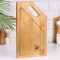 Board of cutting and serving "corner pen" large with a groove 38x22x2 cm