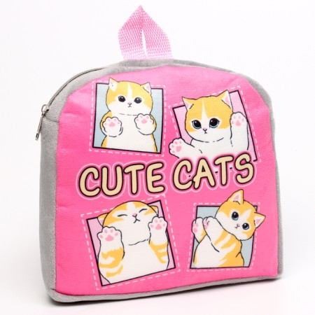 Baby backpack for a girl "Kotik"-3
