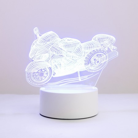 Light "Racing Motorcycle" Led RGB from the network 9.5x16x14 cm Risalux-9