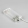 Garland “thread” 2 m Rosa with nozzles “snow Christmas tree”, IP20, silver thread, 20 LED, white glow, 2 modes, AAX2