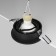 The built-in lamp Technical DL023-2-01B, 1x50W, 9.2x9.2x2.5 cm, GU10, Black Color Black