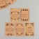 Cartoed Cardboard "Hand May", craft, set of 10 pcs (5 types) 4x6 cm