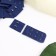 Flasp for a bra, 3 rows 2 hooks, 3 × 3 cm, 3 × 5 cm, 10 pcs, dark blue color