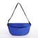Youth bag with a zipper, blue color