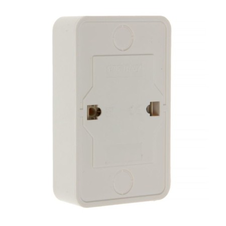 Smartbuy "Jupiter" socket, 10 A, double, open, without salary, white-1