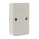 Smartbuy "Jupiter" socket, 10 A, double, open, without salary, white