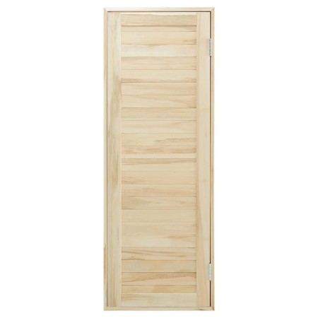 Door for a bathhouse and sauna from a dodgy board, linden economy, 190x70 cm-1