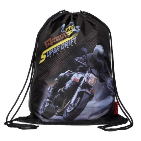 Frame backpack 35 x 26 x 14 cm, Across HK22, filling: bag, pencil case, blue HK22-4-14