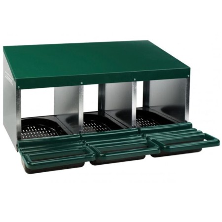 Current nest, 3 sections, green