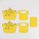 Basket-jacket "Dragon" yellow 18x12x14.5 cm (set of 5 parts)