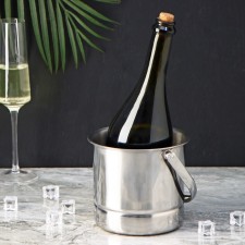 A stainless steel ice bucket, 1.6 l, 14.5 × 13 cm