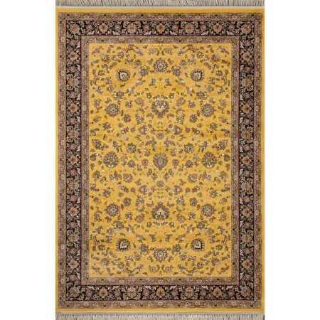 Rectangular carpet Merinos Aravia, size 200x285 cm, yellow color
