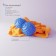 Balls for washing linen shade, d = 6 cm, 2 pcs, blue color
