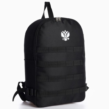 Tourist backpack "Classic", 39*26*13 cm, black color-1