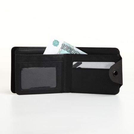 Wallet on the button, the color is black-6