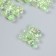 Busina Plastic for creativity "Bear" Green 3.1x3x1.5 cm