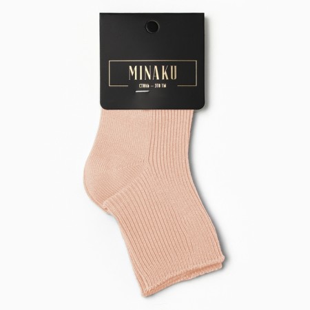 Children's socks minku, peach color, 7-10 cm-2