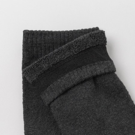 Socks male terry, dark gray color, size 27-29-1