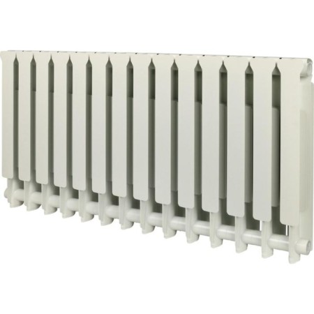 Aluminum radiator Stout Bravo, 500 x 80 mm, 14 sections, side connection-1