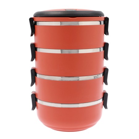 Lunch-Box "Dolyana", 2 l, retains heat 3 hours, 14 x 26 cm, brown