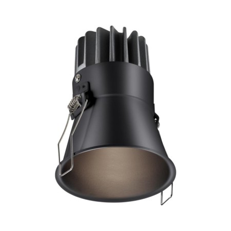 The lamp is built -in LED with a color temperature switch NOVOTECH. Lang, 12W, LED, 106x75x75 mm, black color