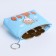 Monetnik's wallet with a zipper, color mix