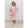 Baby robe "Bunny", height 104 cm, pink+white, Makra
