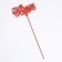 Topper wooden "Mommy" red 13x6 cm