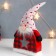 Interior Light doll "Santa Claus in a checkered caftan, a cap in peas, asterisk" 41x24x6 cm 75679