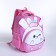 Baby backpack on lightning, 3 outer pockets, pink color