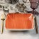 Ceramic square “sapphire”, D = 20.3 cm, Orange color