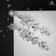 Hanging earrings with rhinestones "openwork" Spring mood, white color in silver, 7 cm
