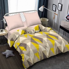 Bed linen 1.5 joint venture amore mio, size 150x215 cm, 145x215 cm, 70x70 cm - 2 pcs, beige color