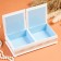 Double casket, white, lacquer miniature