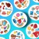 Board game of reaction and attention "Dubbl." In a gift box on magnets, 55 cards, 6+