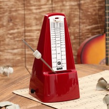 Mechanical GLEAM metronone, brown, 40-408 beats per minute, 21 x 10 x 12 cm,