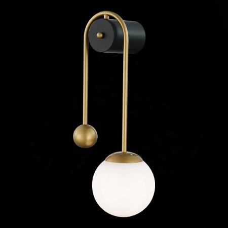 Wall lamp ST LUCE. SL1202.201.01. Adige. 1x40 watts, E27, 23x48 cm, golden color-1