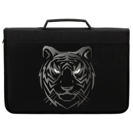 Brauberg A4 Lightning folder with a pen, an organizer, 1 department, "Tiger", 271449