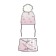 Children's knitted set for girls: hat and snood, size 46