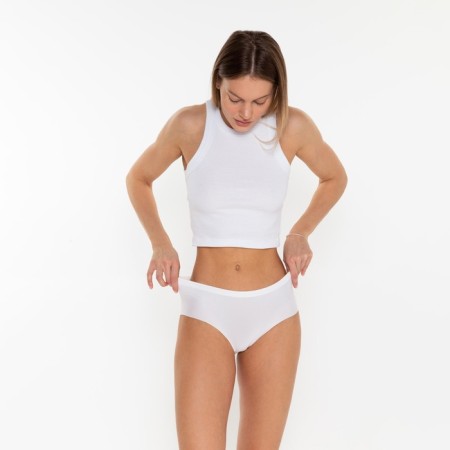 Panties female slips are seamless, white color, size 44 (s)-3