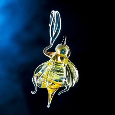 Figure made of glass "fly" 5,5x8x5cm, mix-2