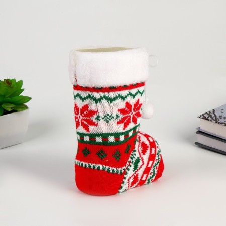 Confepture "Boot", knitted, with a pattern-3