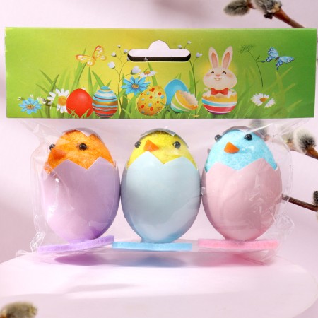Set for decor Easter "Chickens" 3 pcs., 4 × 11.5 × 6.5 cm-3