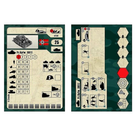 The national model "German tank T-38", star, 1: 100, (6130)-2