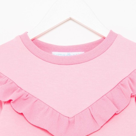 Dress for girls KAFTAN "BASIC Line", size 34 (122-128), pink color-7