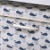 Stelly box for storage with a lid "Whales", 37 × 26 × 24 cm, white color