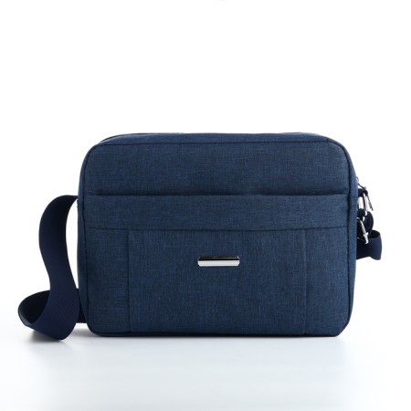 Male bag, blue color-1