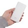 External BYZ W3, 10,000 mAh, 2 USB, 1 Type-C, 2.1 A, PD, white