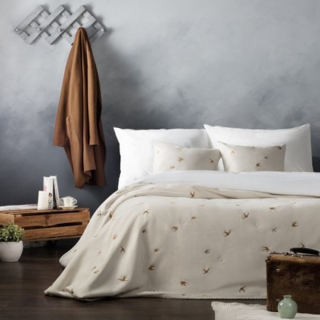 Set "Prime": a bedspread 230 x 250 cm, pillowcases 45 x 45 cm - 2 pcs, bronze