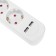 Extension cord Standard 3 Nests, 1.5m, 3x1.0mm², s/s, with a switch, 2 USB, white Rexant